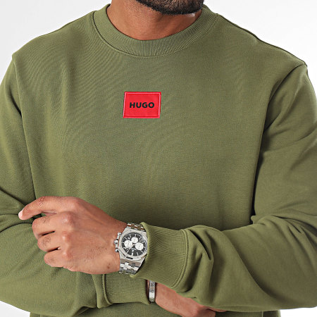 HUGO - Sweat Crewneck Diragol 212 50447964 Vert Kaki