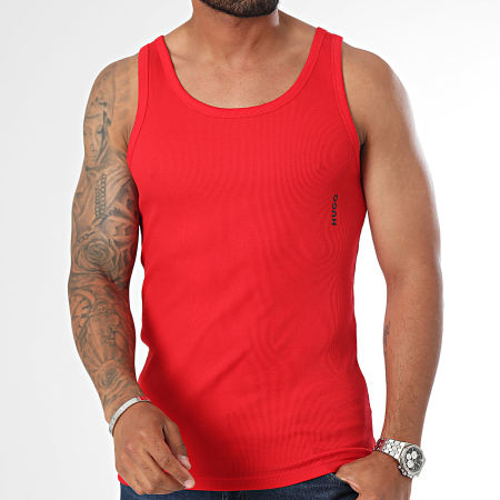 HUGO - Set van 2 tanktops 50469790 Zwart Rood