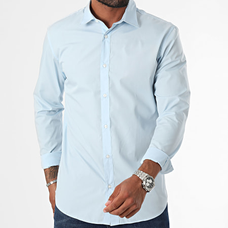 Jack And Jones - Lote de 2 camisas de manga larga Joe White Blue