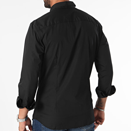 Jack And Jones - Set di 2 camicie a maniche lunghe Joe White Black