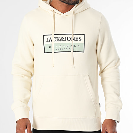 Jack And Jones - Frederiks Berg Hoodie Beige