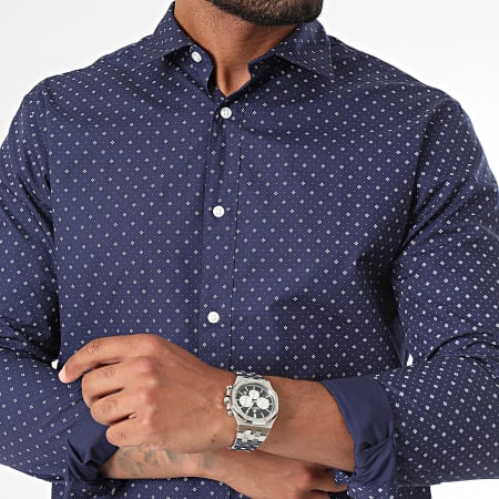 Jack And Jones - Camicia a maniche lunghe blu navy