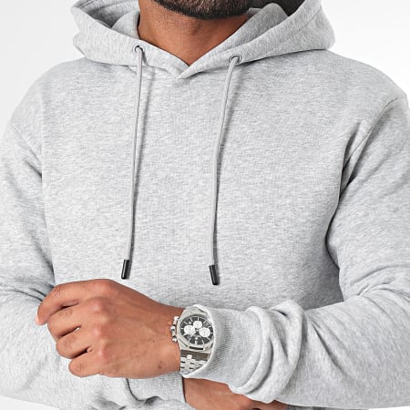 Jack And Jones - Lot De 2 Sweats Capuche Bradley Gris Chiné Noir