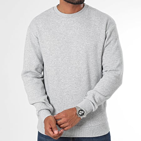 Jack And Jones - Set di 2 felpe Bradley a girocollo Grigio erica Nero