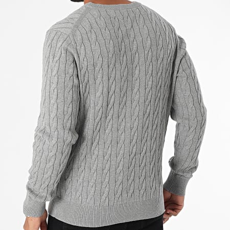 Tommy Hilfiger - Pull Classic Cable 3132 Gris