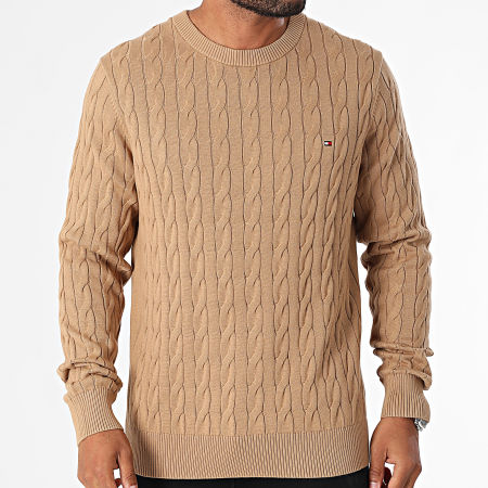 Tommy Hilfiger - Maglia Classic Cable 3132 Cammello