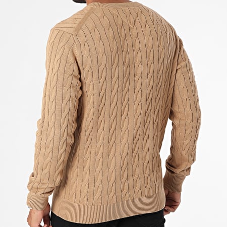 Tommy Hilfiger - Cable clásico 3132 Jersey camel