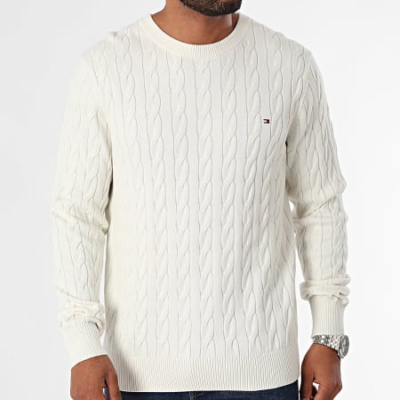 Tommy Hilfiger - Classic Cable 3132 Sweater Blanco