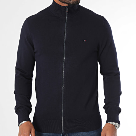 Tommy Hilfiger - Veste Zippée 1985 Zip Through 2747 Bleu Marine