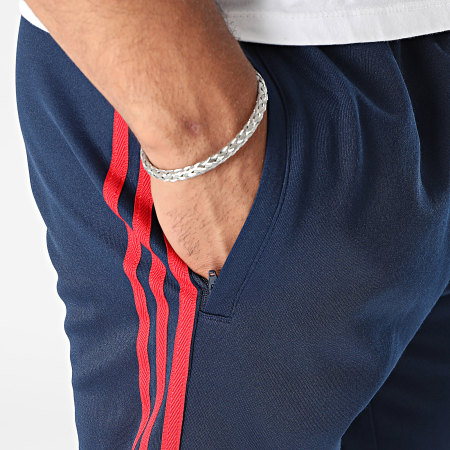 Adidas Originals - Pantalon Jogging A Bandes SST IY9870 Bleu Marine Brodé