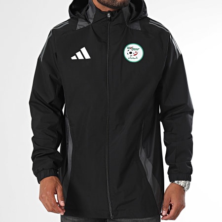 Adidas Performance - Argelia Chaqueta con capucha y cremallera JJ5987 Negro