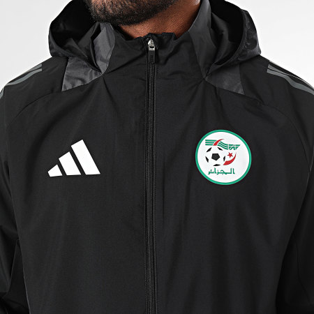 Adidas Sportswear - Algeria Giacca con cappuccio e zip JJ5987 Nero