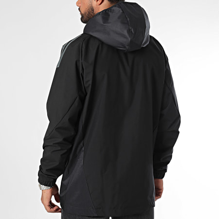 Adidas Sportswear - Algerije Hooded Zip Jas JJ5987 Zwart