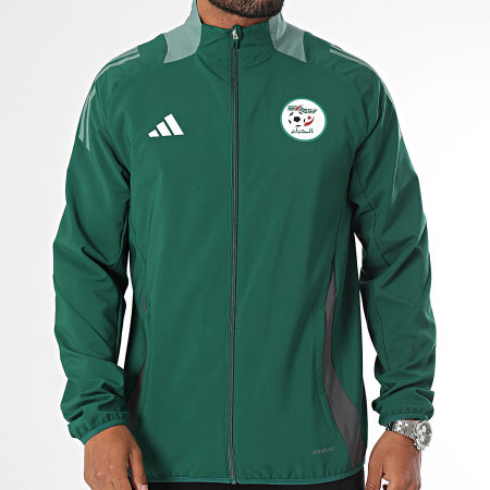 Adidas Performance - Chaqueta con cremallera Argelia JJ5986 Verde