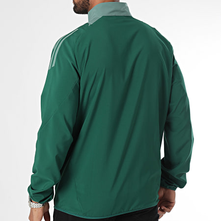 Adidas Performance - Chaqueta con cremallera Argelia JJ5986 Verde