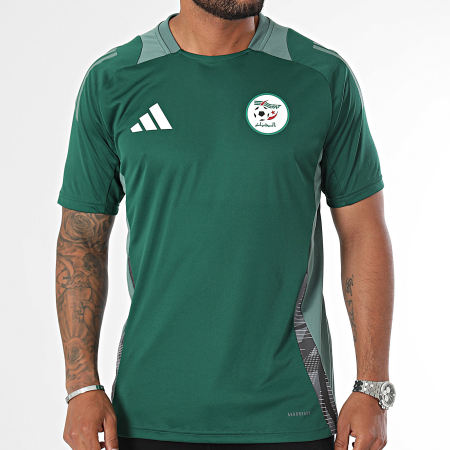 Adidas Performance - Maillot Argelia a rayas JJ5988 Verde