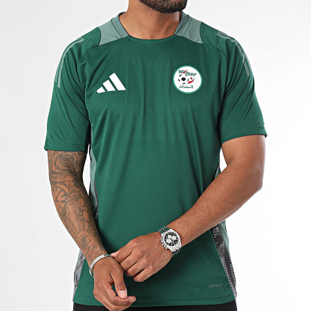 Adidas Sportswear - Maglia sportiva a righe Algeria JJ5988 Verde