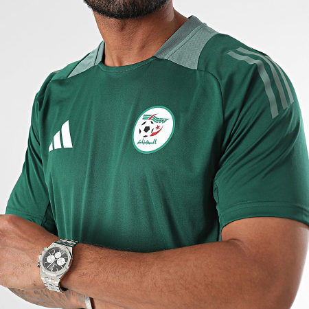 Adidas Sportswear - Maglia sportiva a righe Algeria JJ5988 Verde