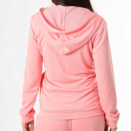 Adidas Sportswear - Tuta da ginnastica lineare da donna IW8632 Rosa