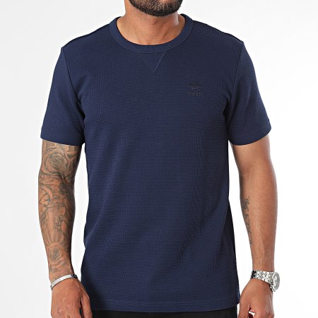 Adidas Originals - Essential Waffle Tee Shirt IY2298 Azul Marino