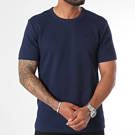 Adidas Originals - Tee Shirt Essential Waffle IY2298 Bleu Marine