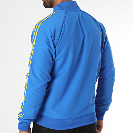 Adidas Originals - SST IW3235 Giacca con zip a righe blu reale