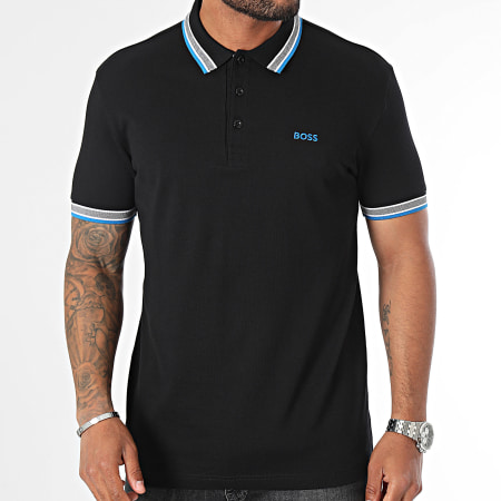 BOSS - Polo Manches Courtes 50469055 Noir