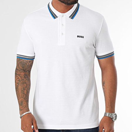 BOSS - Polo Manches Courtes 50469055 Blanc