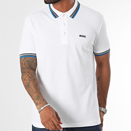 BOSS - Polo Manches Courtes 50469055 Blanc