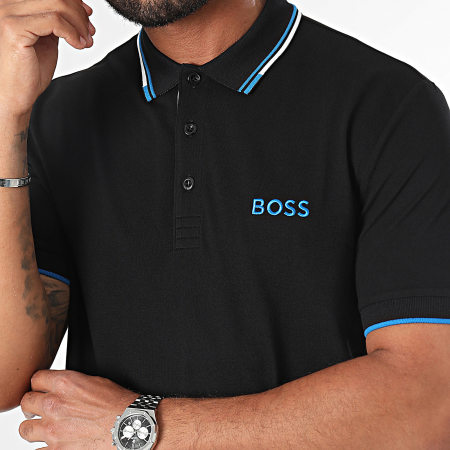 BOSS - Paddy Pro polo met korte mouwen Zwart