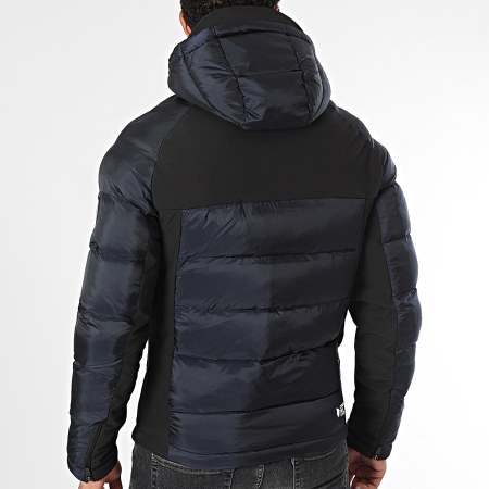 Comme Des Loups - Andorra Navy Blauw Zwart Verwarmd Hooded Dekbed