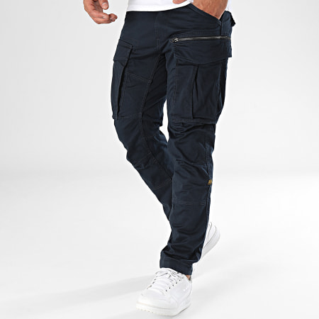 G-Star - Pantalon Cargo Rovic Zip 3D Tapered D02190-5126 Bleu Marine