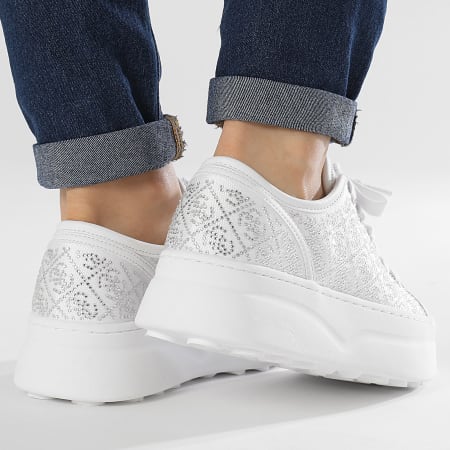 Guess - Sneakers Mujer FLTQENFAL12 Blanco