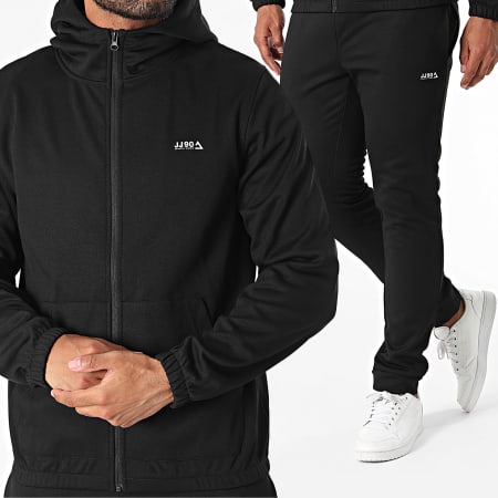 Jack And Jones - Basis trainingspak met rits Zwart