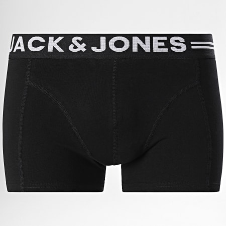 Jack And Jones - Juego de 3 calzoncillos negros Sense