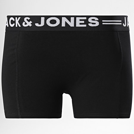 Jack And Jones - Set di 3 boxer neri Sense