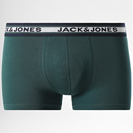 Jack And Jones - Juego de 10 bóxers lisos Gris jaspeado Burdeos Verde oscuro Azul marino