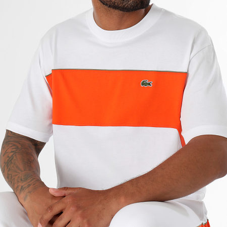 Lacoste - Tee Shirt Logo Embroidered Crocodile Classic Fit