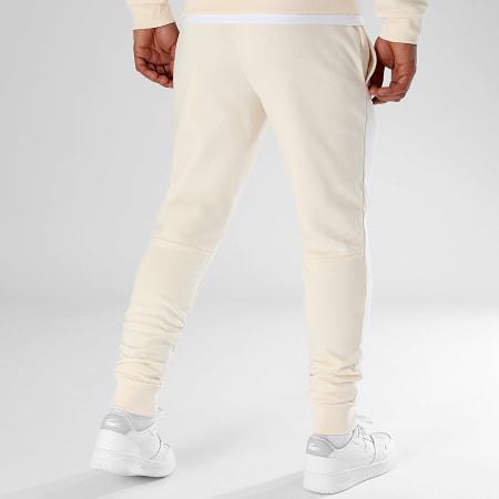 Lacoste - Pantalon Jogging Logo Brodé Crocodile Slim Fit Beige