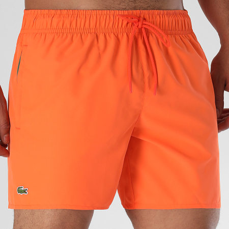 Short De Bain Homme Aruba - Taille L Orange Vibrant - 50% Polyester Recyclé - Neuf Avec étiquettes