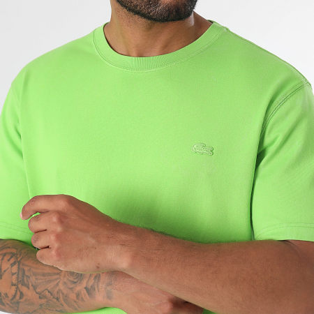 Lacoste - Tee Shirt Logo Brodé Crocodile Classic Fit Vert
