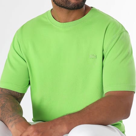 Lacoste - Tee Shirt Logo Brodé Crocodile Classic Fit Vert