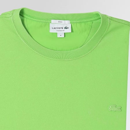 Lacoste - Tee Shirt Logo Brodé Crocodile Classic Fit Vert