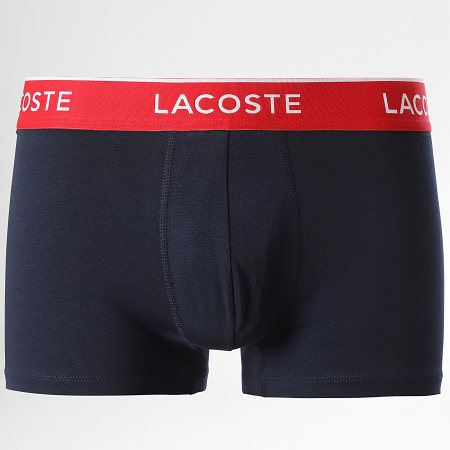 Lacoste - Set di 3 boxer classici in blu scuro