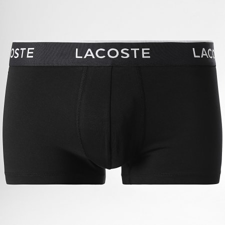 Lacoste - Set di 3 boxer classici neri