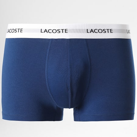 Lacoste - Set van 3 Klassieke Marineblauwe Lichtblauwe Koningsblauwe Boxers