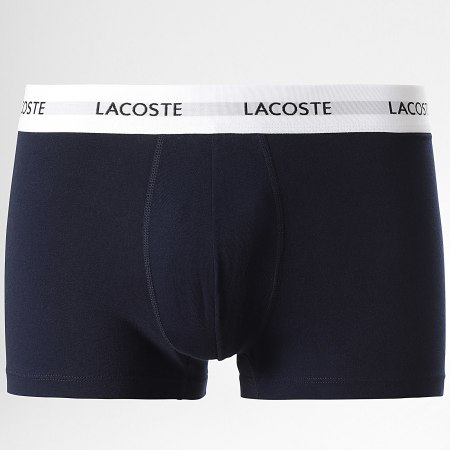 Lacoste - Set van 3 Klassieke Marineblauwe Lichtblauwe Koningsblauwe Boxers