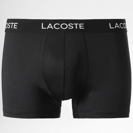 Lacoste - Set di 3 boxer classici neri