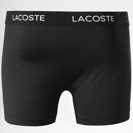 Lacoste - Set di 3 boxer classici neri