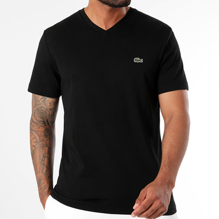 V neck t shirt lacoste sale